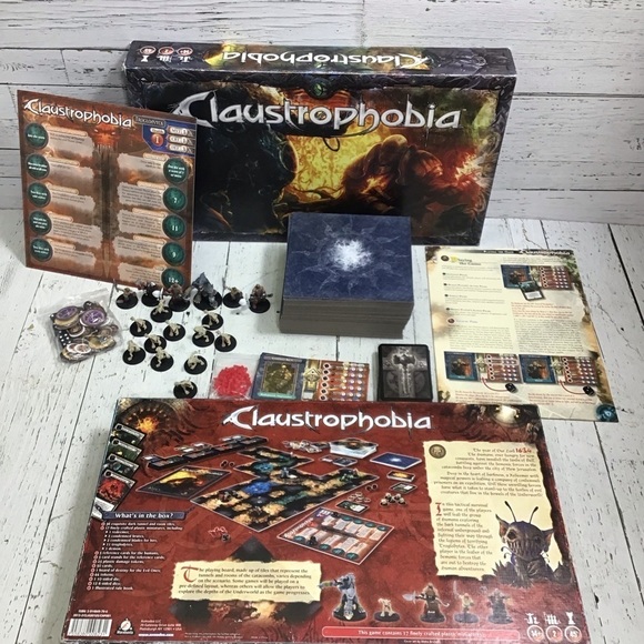 Asmodee Boardgame Claustrophobia miniatures-based survival game - Picture 3 of 7
